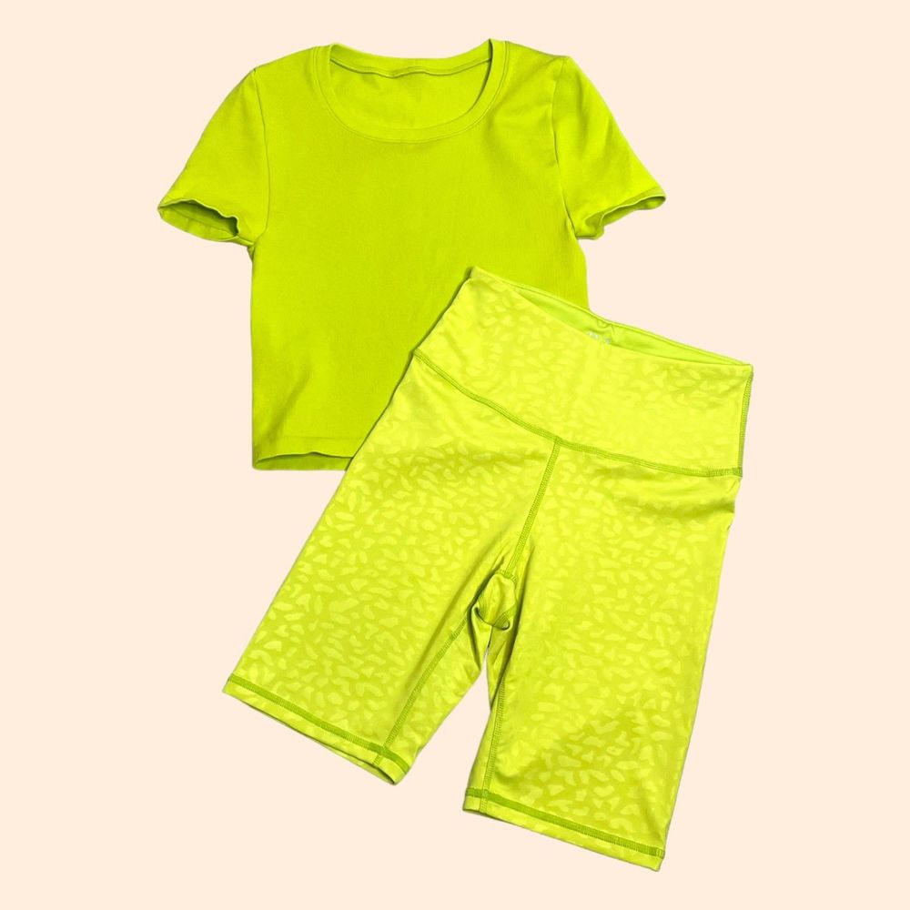 IVL Collective Neon Green Workout Set